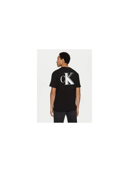 Calvin Klein Jeans Póló Regular Fit fekete