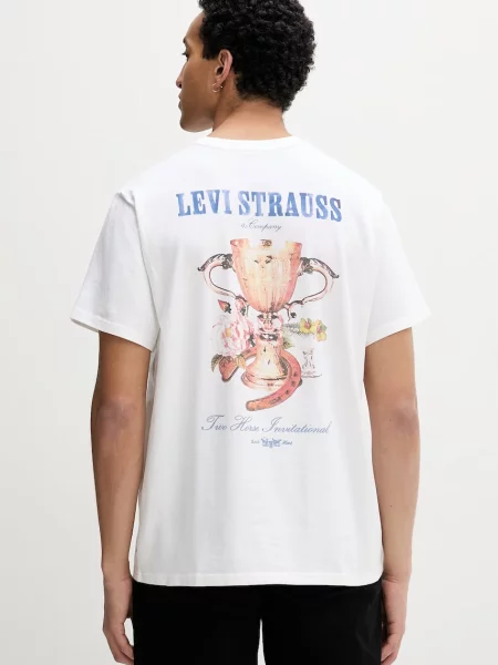 Levi's tričko RELAXED FIT TEE bílé
