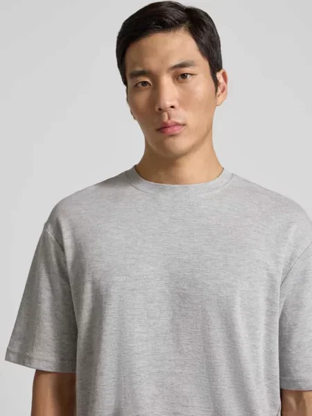 Koszulka o kroju oversized z mieszanki bawełny Model LOOSEOSCAR' Selected Homme