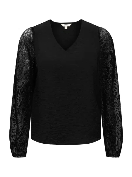 ONLY Bluză ONLMETTE' negru