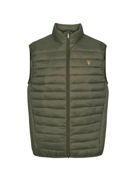 U.S. POLO ASSN. Vestă UMMaks închis verde