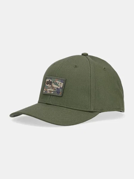 Šiltovka Alpha Industries zelená