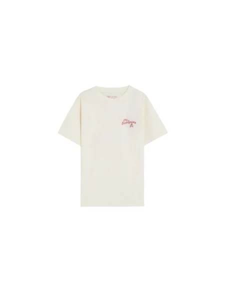 Scalpers Tricou funcțional lână alb