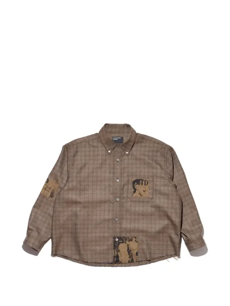 Фланелена риза Enfants Riches Déprimés кафяво