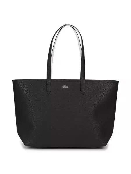Shopper kabelka Lacoste čierna