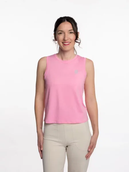 Mymotus Športni top mymotu® ladies top with details svetlo roza