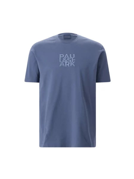 Koszulka Paul & Shark klasyczna niebieska