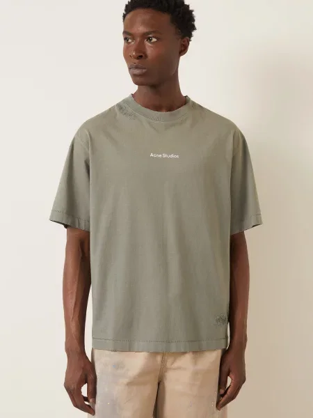 Acne Studios Tričko khaki