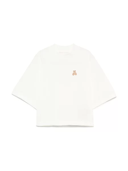 Koszulka polo Palm Angels biała