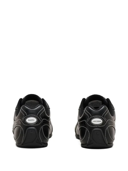 Sneakerși Marc Jacobs cu șireturi din dantelă negru