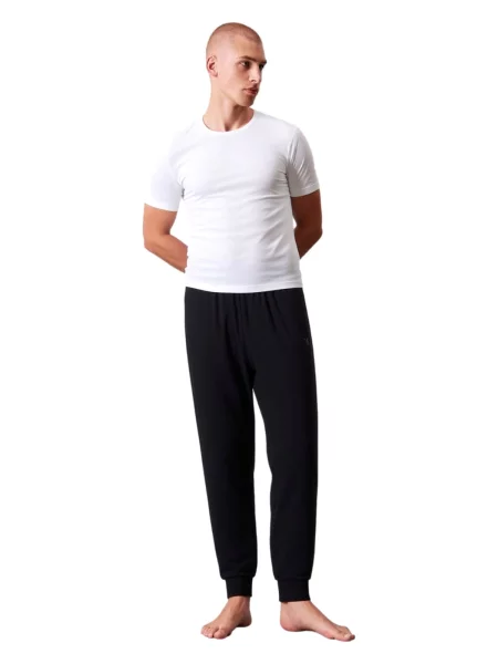 Lyle & Scott Pijama lungă Ward negru alb