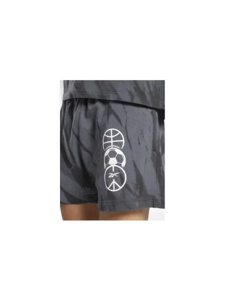 Pantaloni sport Reebok Sport negru