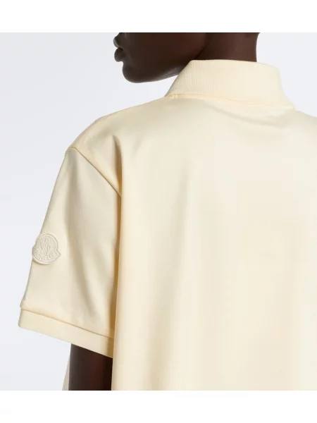 Tricou polo Moncler galben