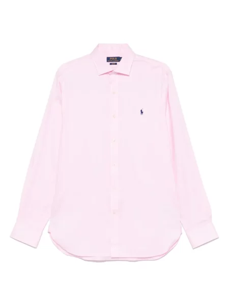 Curea Polo Ralph Lauren de in cu broderie albastru