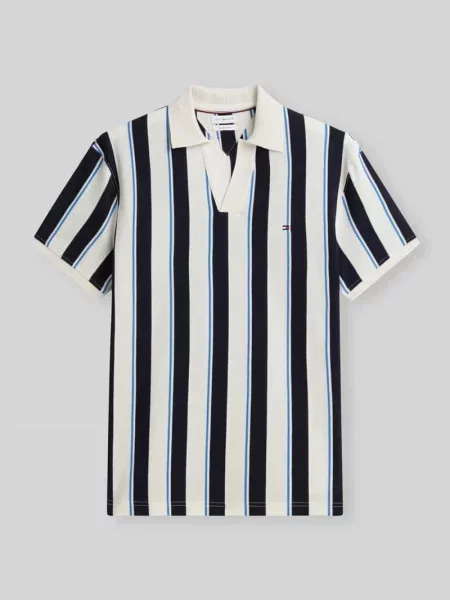 Koszulka polo o kroju relaxed fit z czystej bawełny Tommy Hilfiger beżowa