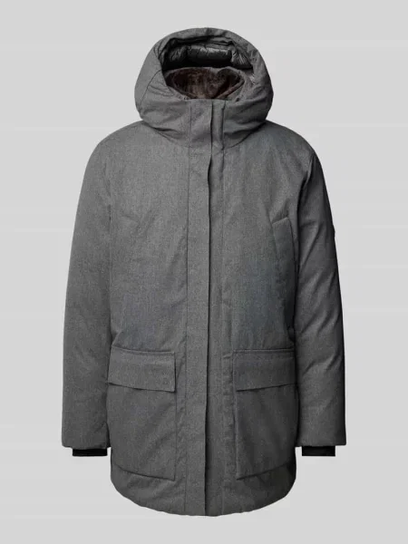 Płaszcz parka z kapturem model „Resistor” Cinque