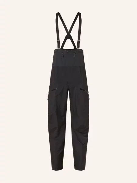 Arc'teryx Spodnie Narciarskie Hardshell Rush Bib schwarz czarne