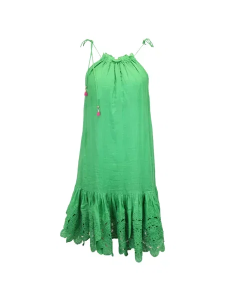 Rochie Zimmermann cu broderie de costum verde