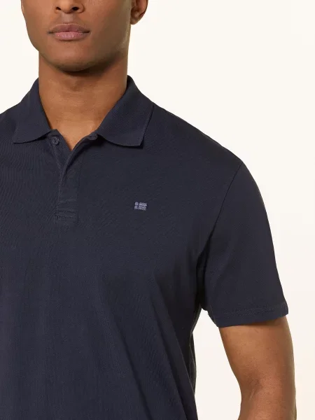 Napapijri Jerseyové Polo Tričko E-Nedles tmavě modrá