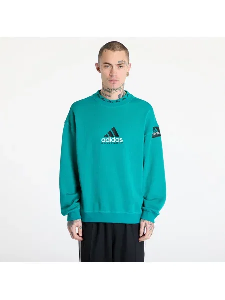 Hanorac crewneck Adidas Performance verde