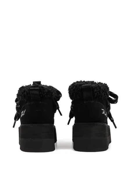 Botine Karl Lagerfeld cu platformă negru