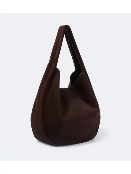 Geantă Loewe din piele de căprioară maro