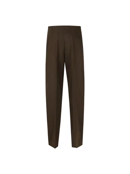 Spodnie Alberta Ferretti brązowe