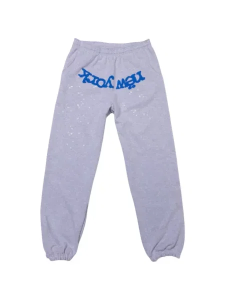 Pantaloni Sp5der alergare gri