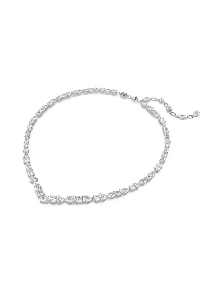 Naszyjnik Swarovski szary