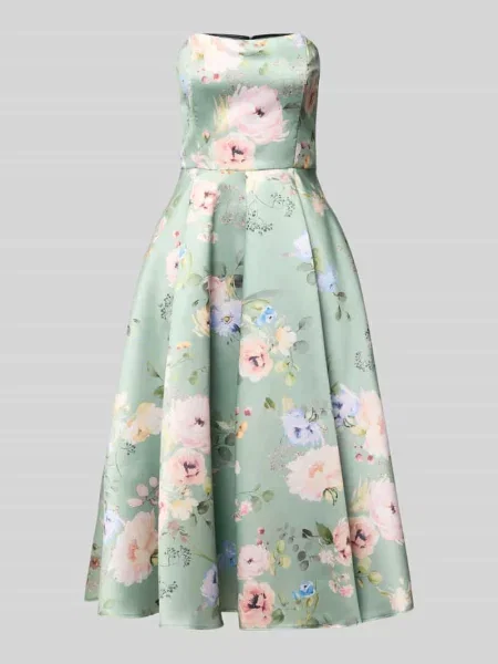 Sukienka koktajlowa w stylu off-shoulder Swing