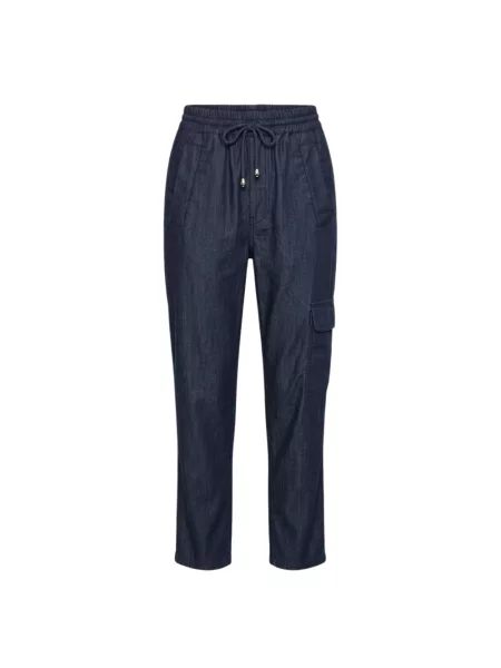 Spodnie Trussardi niebieskie