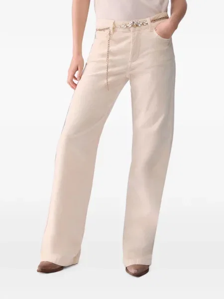 Pantaloni Liu Jo de catifea
