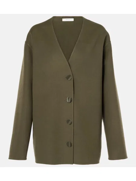 Kurtka Fforme wełniana dwustronna zielona