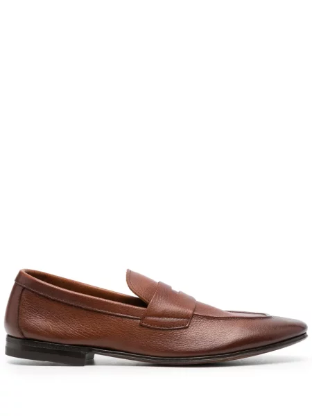 Pantofi loafer Henderson Baracco din piele maro