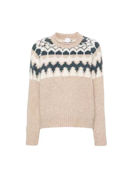 Sweter Eleventy wełniany beżowy