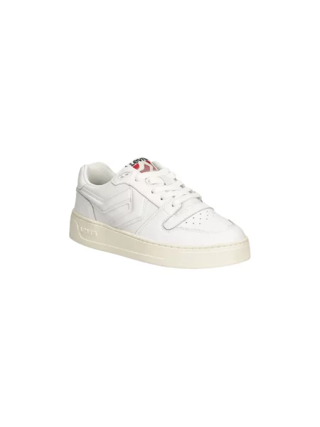 Sneakersy Levi's skórzane białe