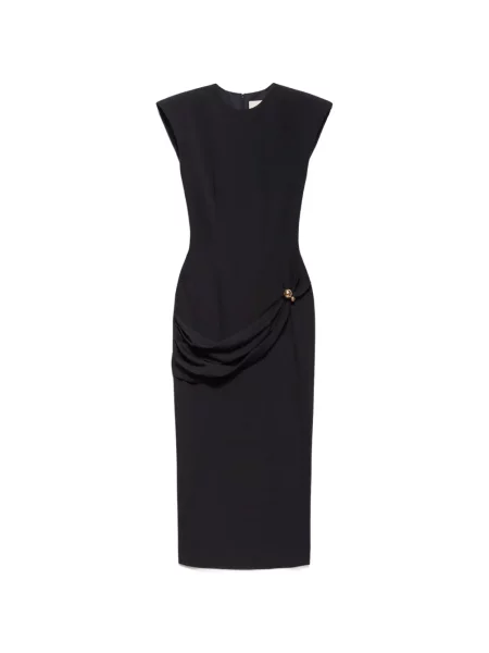 Rochie midi Aniye By drapată negru