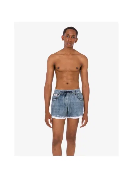 Bokserki Moschino niebieskie