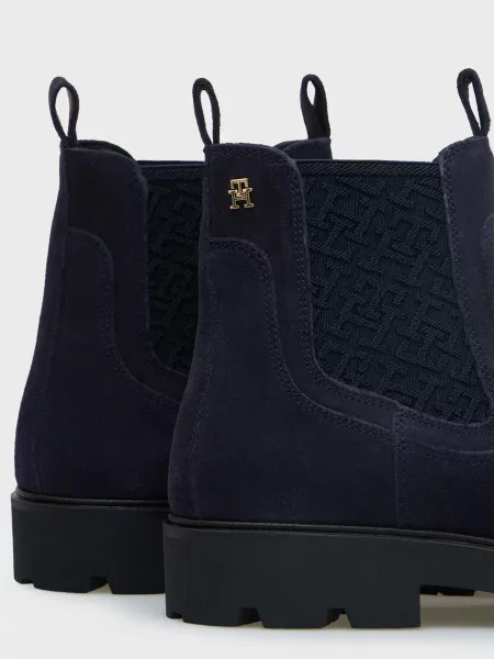 Замшевые ботинки челси Tommy Hilfiger синие
