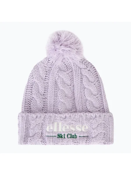 Zimná čiapka Ellesse Sanga Pom Pom lilac