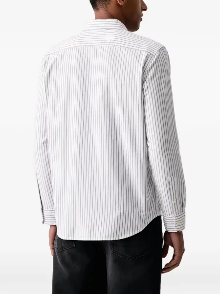 Prugasti ruksak Levi's® visoki struk siva