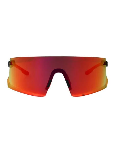 Okulary adidas Dunamis Sport czarno-czerwone soczewka lustrzana czerwona czarne