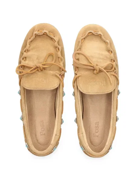 Pantofi loafer Posa cu șireturi din dantelă