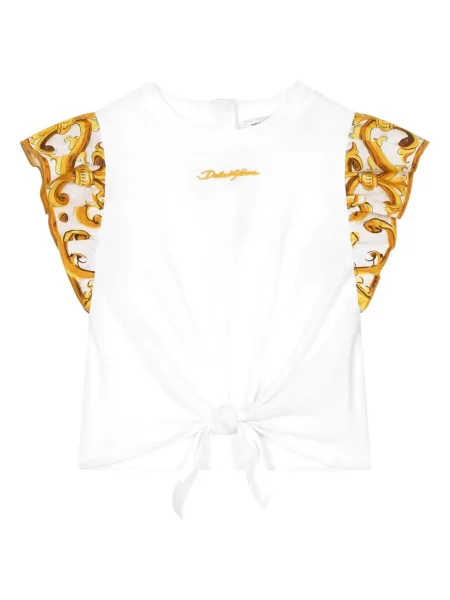 Tricou copii Dolce & Gabbana alb
