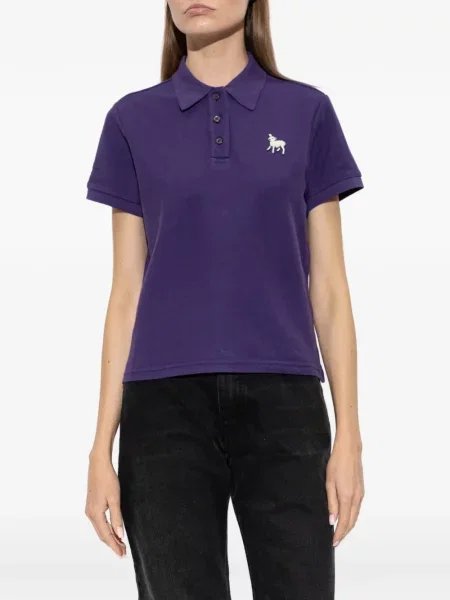Tricou polo Mother cu autograf violet