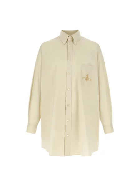 Koszula Vivienne Westwood popelinowa beżowa