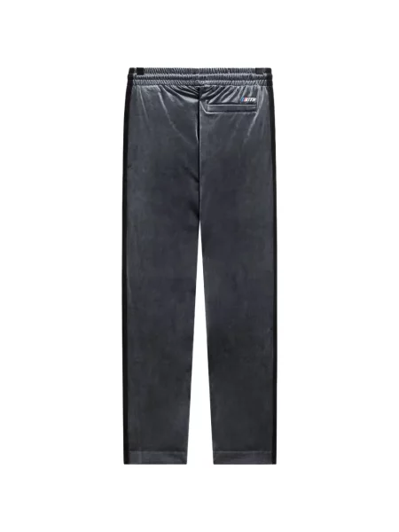 Pantaloni Kith de catifea alergare gri