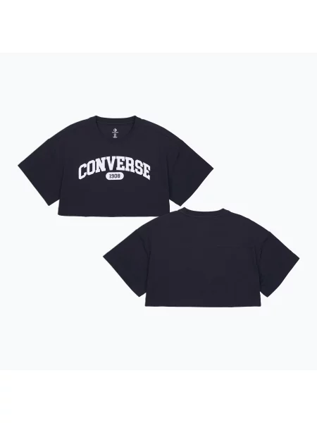 Polo Converse o krotszym kroju czarne