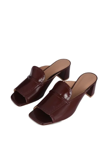 Сандали Malone Souliers с квадратен връх кафяво