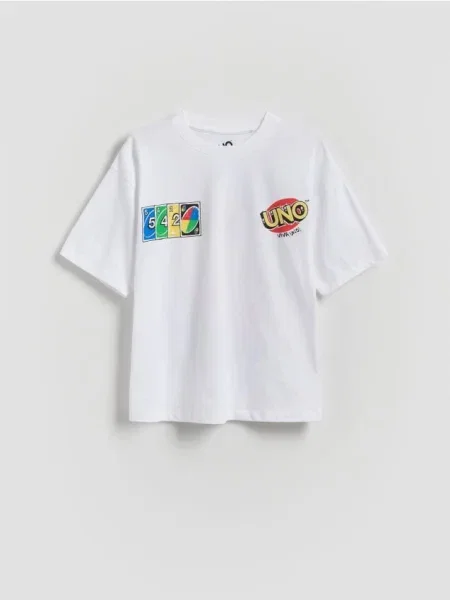 Reserved t-shirt biały